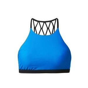 Lululemon Tidal Flow Net Top in Pipe Dream Blue / Black